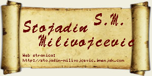 Stojadin Milivojčević vizit kartica